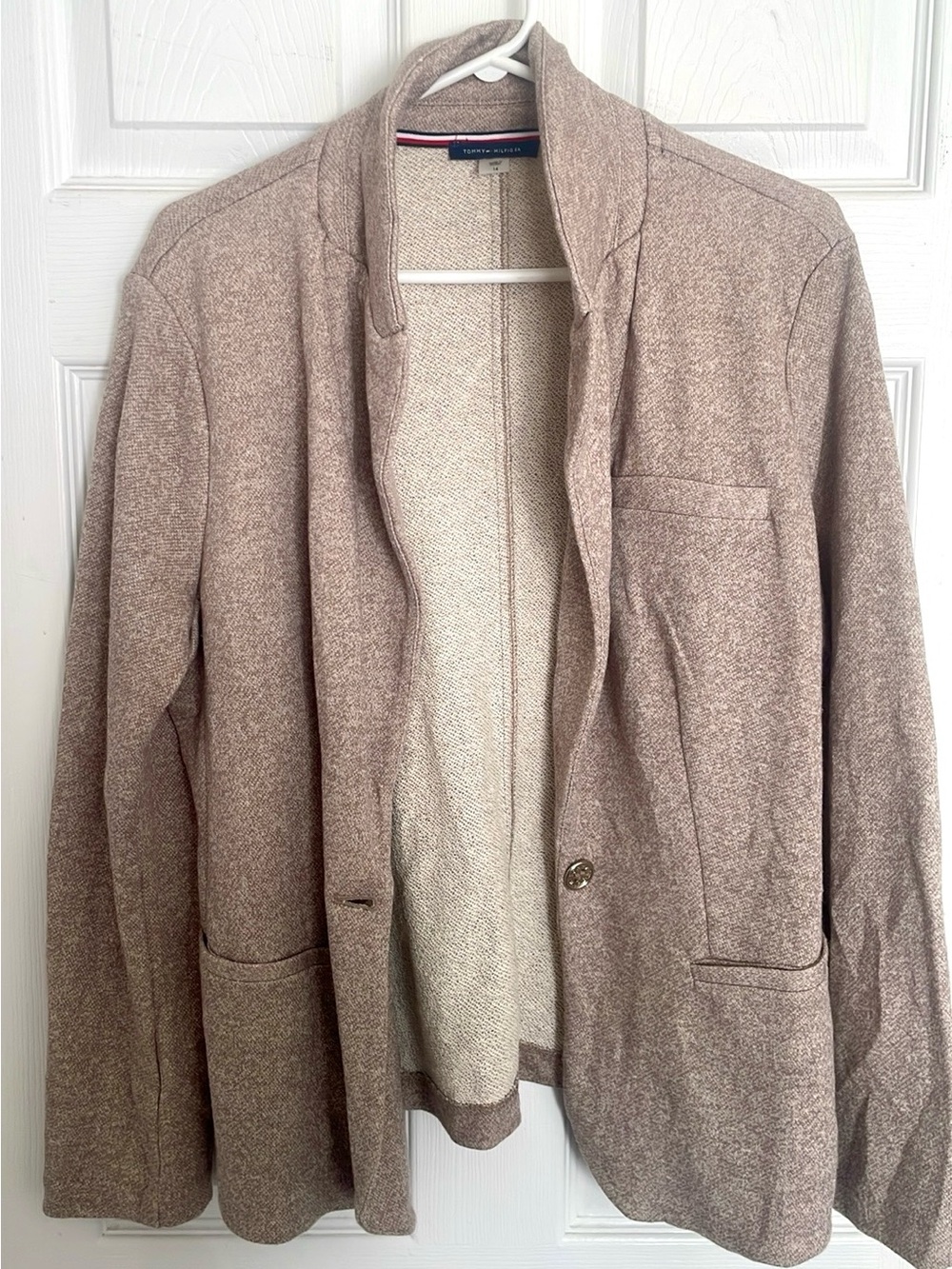 Like New Tommy Hilfiger Textured Blazer/ Cardigan Womens Size 14